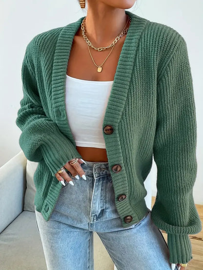 LuxeLoom Cropped Cardigan